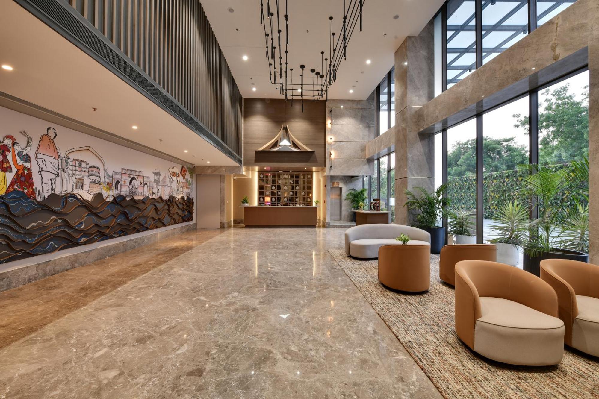 Отель The Fern Residency, Гандинагар Экстерьер фото